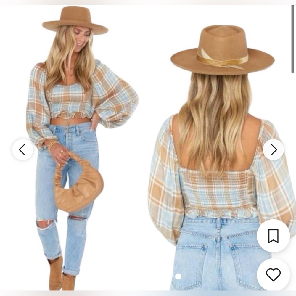 Jenna Top in Plaid